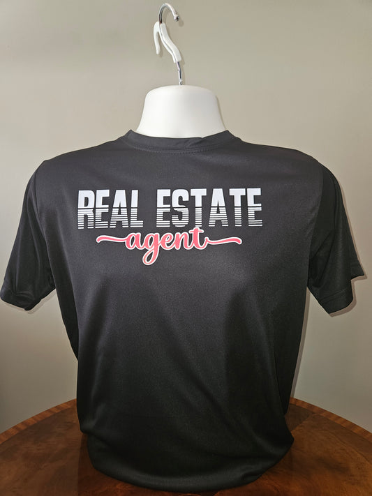 Real Estate Agent  Real Estate T-Shirt (Moisture Wicking)