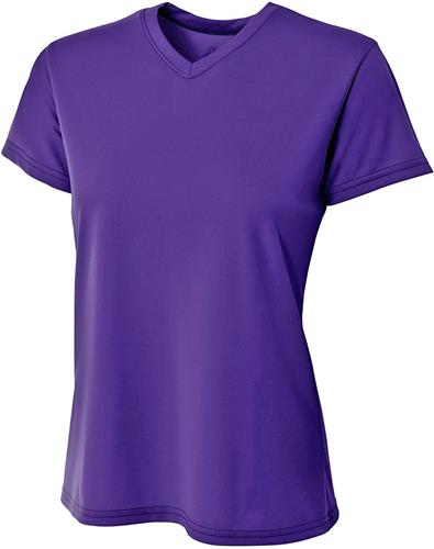 Stop Renting Start Buying Real Estate Short Sleeve Ladies T-Shirt (Moisture Wicking)